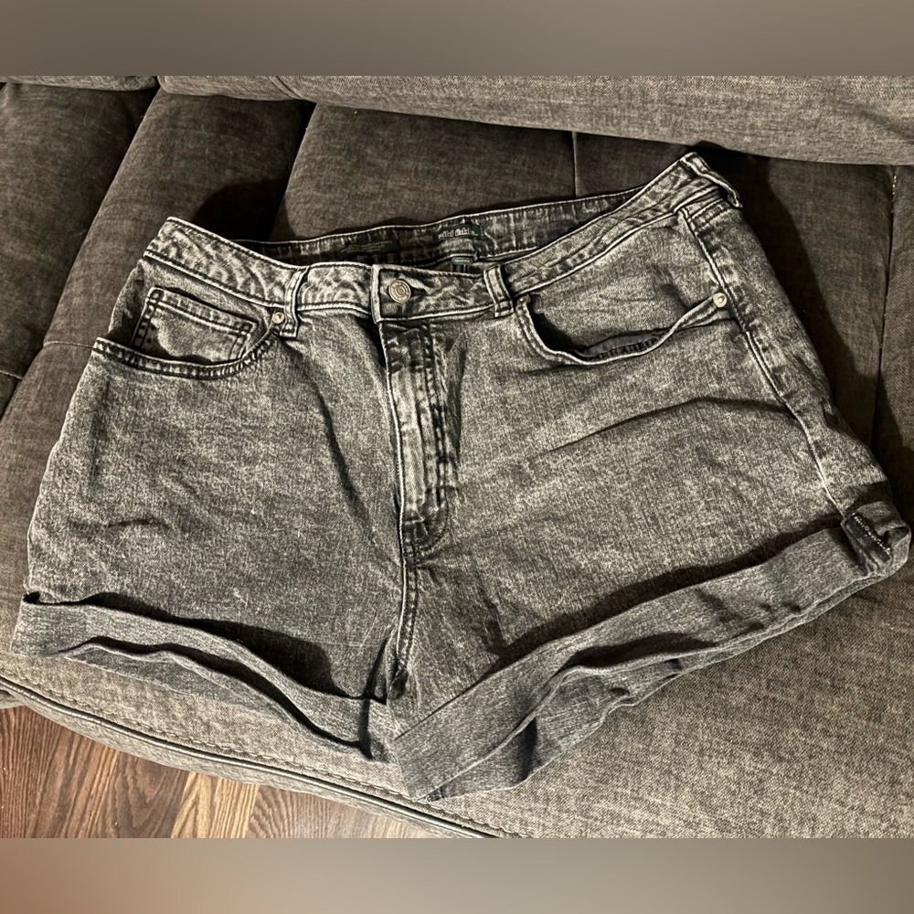 Wild Fable Classic High-Waist Black Denim Women’s Shorts